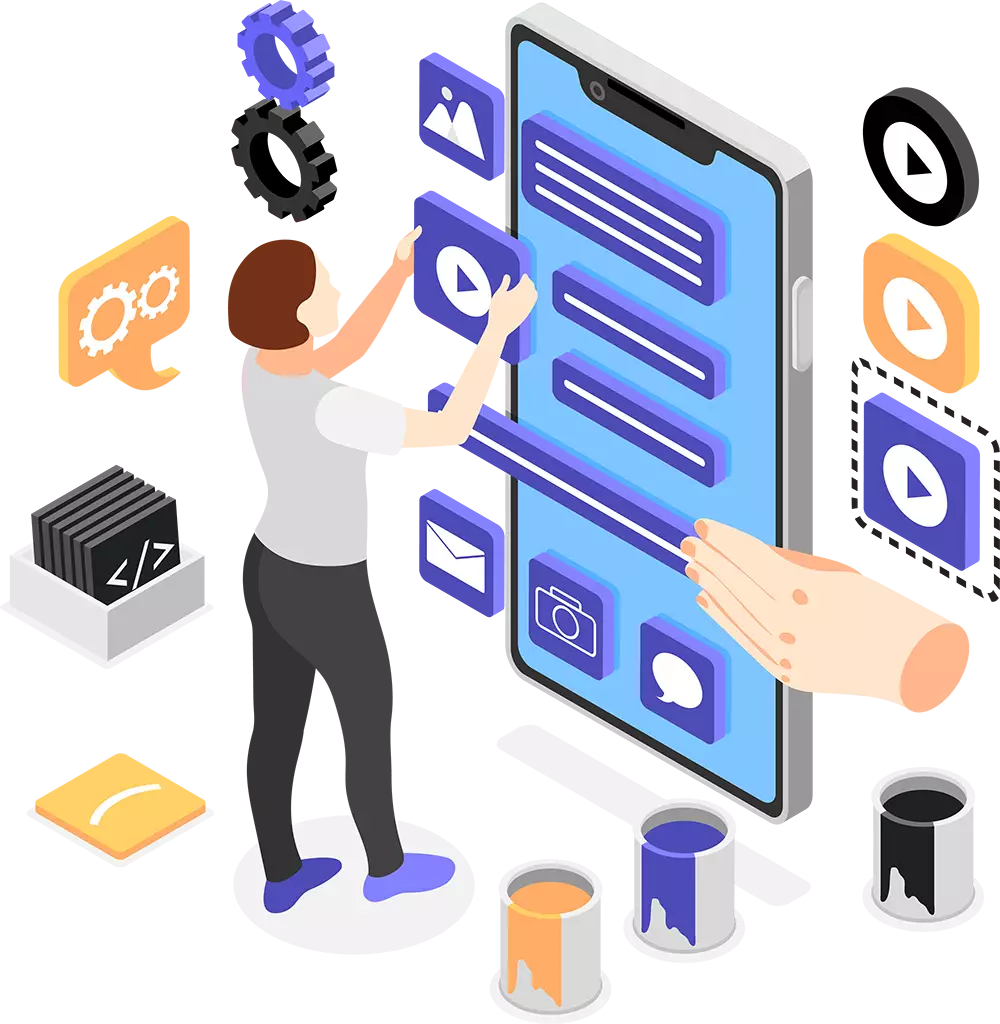 App development illustration