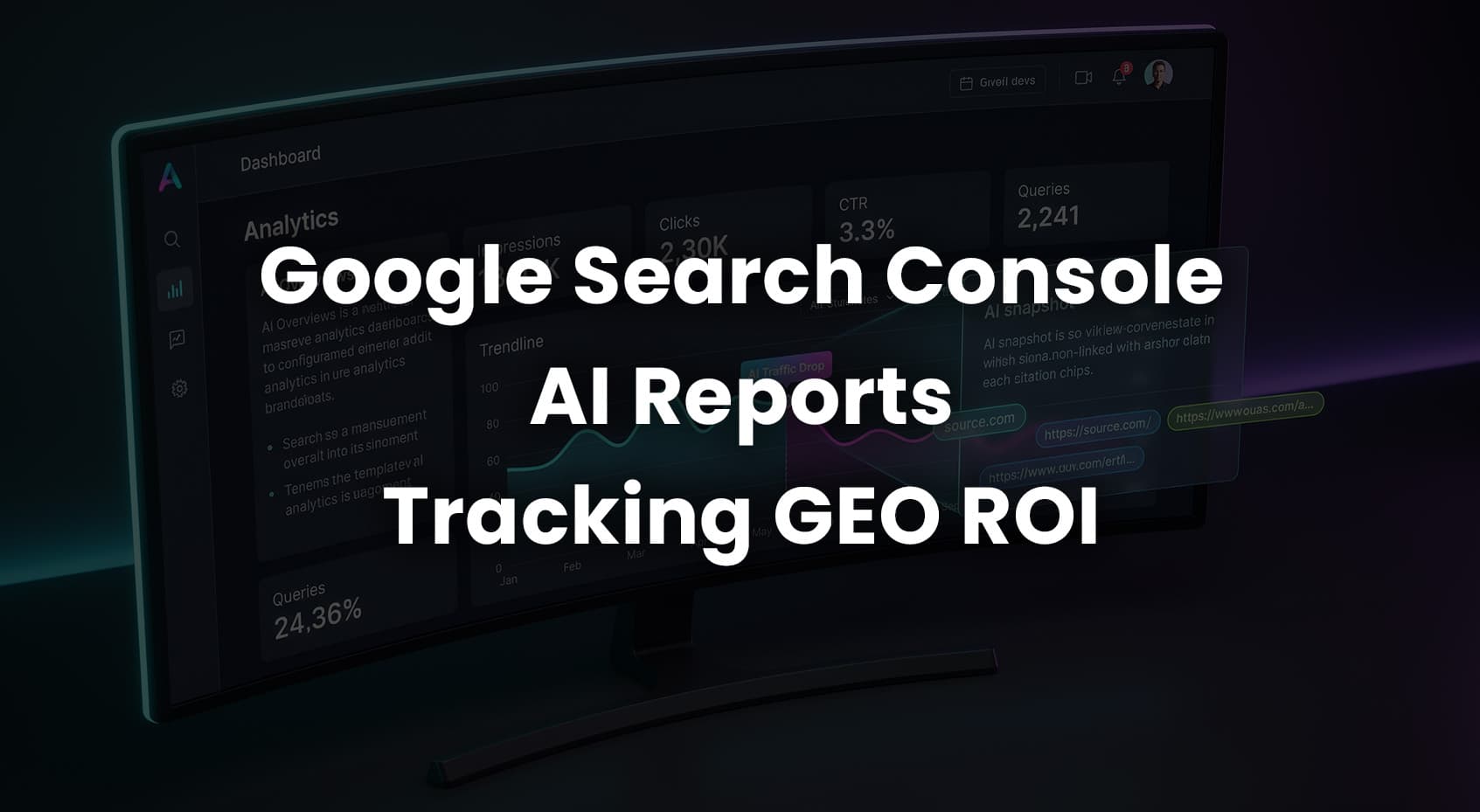 Analyzing Search Console Generative AI Reports: Measuring GEO Success